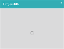 Tablet Screenshot of project136.com